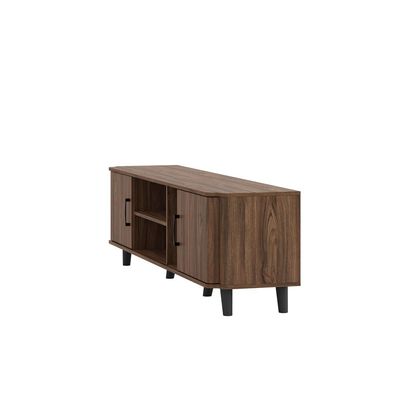 Basel Tv Unit W/ 2Doors Up To 75 Inch - Columbia Walnut
